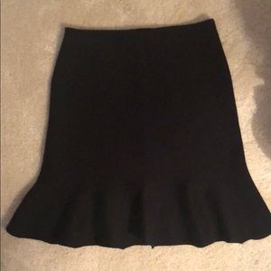 Zara black mermaid skirt